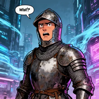 Time-Displaced Knight Avatar