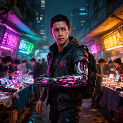Cyberpunk Courier