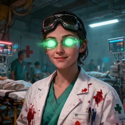 Cyberpunk Medic Avatar