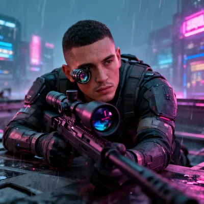 Cyberpunk Sniper