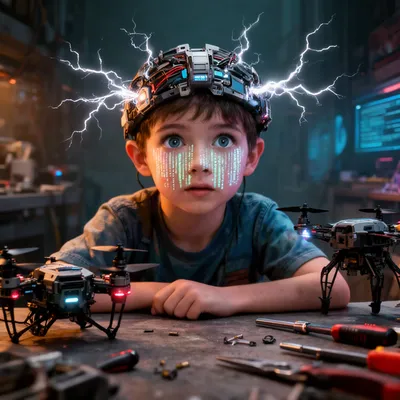 Neural Crown Boy