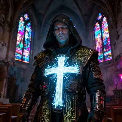 Cyberpunk Tech-Priest