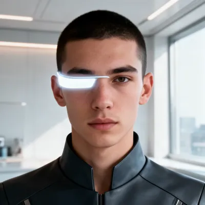Cyberpunk Tech Professional