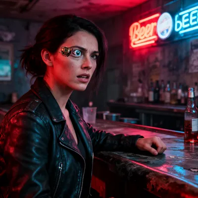 Cyberpunk Undercover Cop