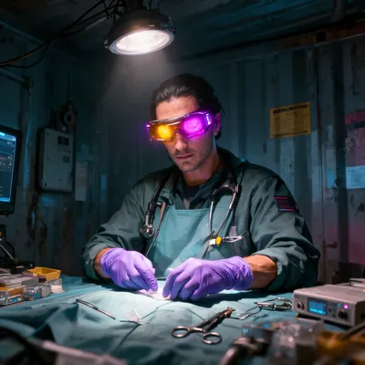 Cyberpunk Underground Doctor