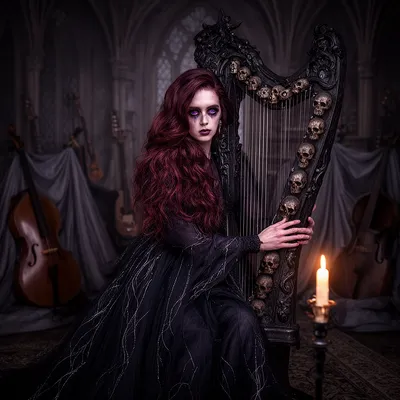 Gothic Harpist Avatar