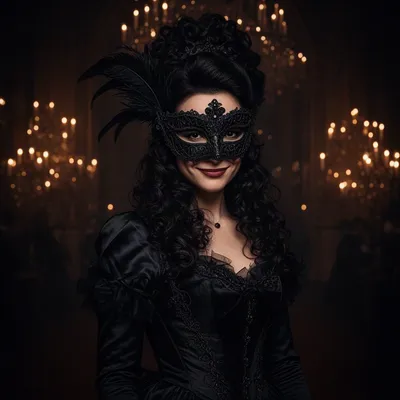 Dark Gothic Masquerade Noblewoman