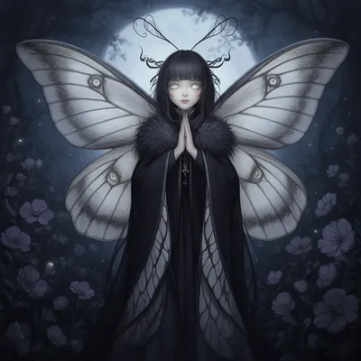 Gothic Moth Priestess