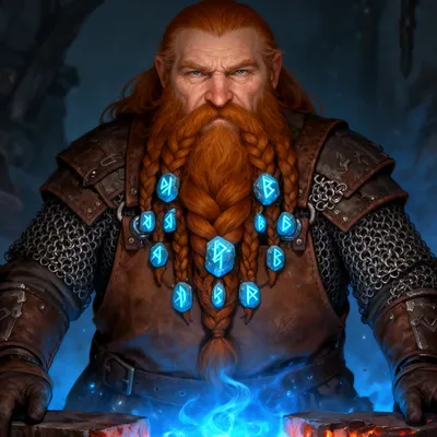Stern Dwarven Runesmith