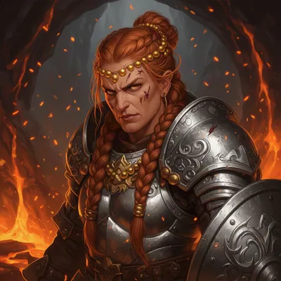 Dwarven Shield-Maiden Avatar