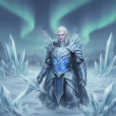 Winter Elven Knight Avatar
