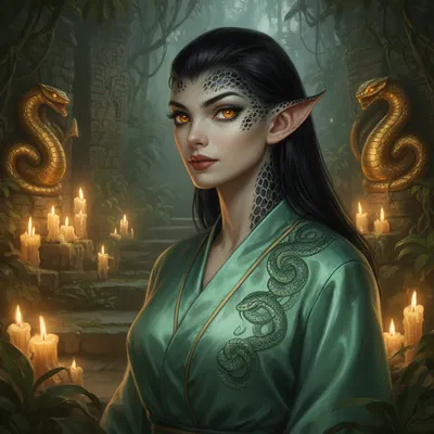 Yuan-ti Mystic Avatar
