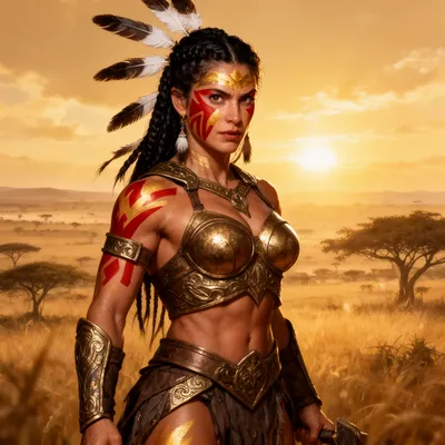 Fierce Amazon Warrior