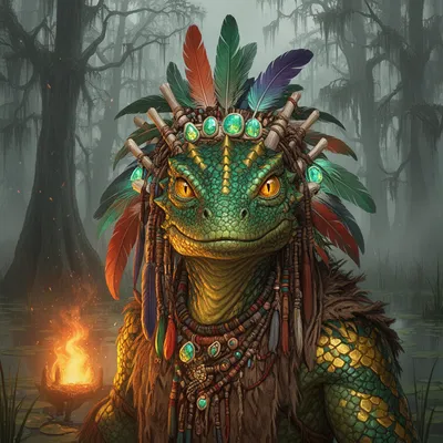 Tribal Lizardfolk Shaman