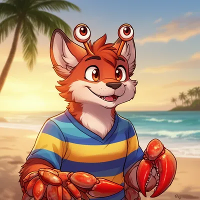 Beach Crab Furry Avatar