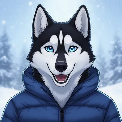 Blue-Eyed Husky Furry
