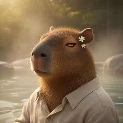 Chill Capybara Furry Avatar