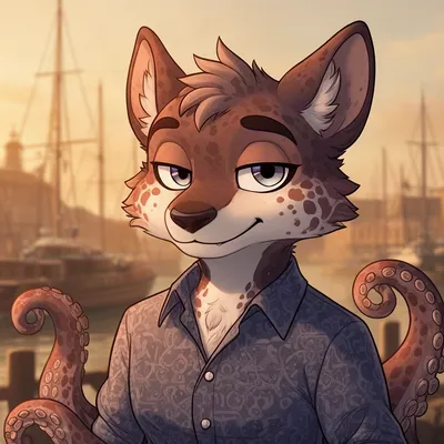 Clever Octopus Furry Avatar
