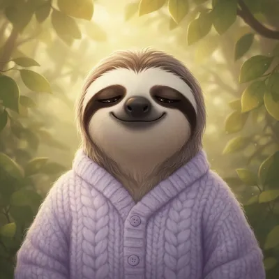 Dreamy Sloth Furry Avatar