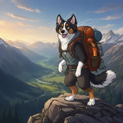 Mountain Trail Border Collie