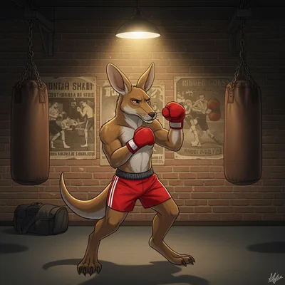 Kangaroo Boxer Avatar