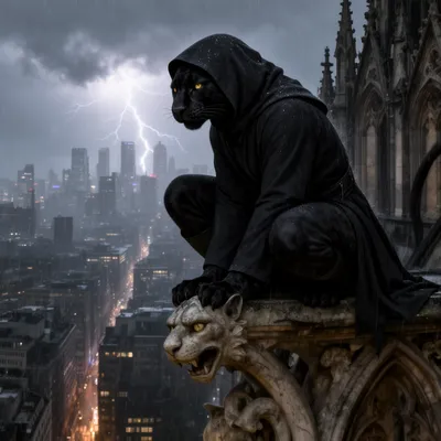 Gothic Panther Assassin