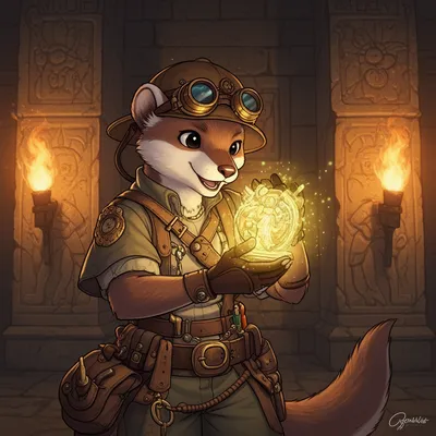 Steampunk Ferret Explorer