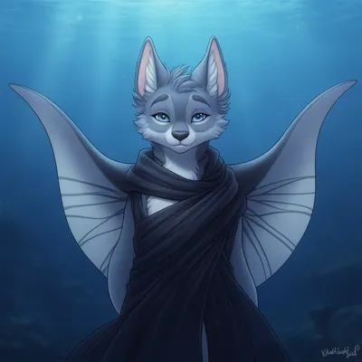 Graceful Manta Ray Furry