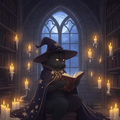 Mystical Witch Cat