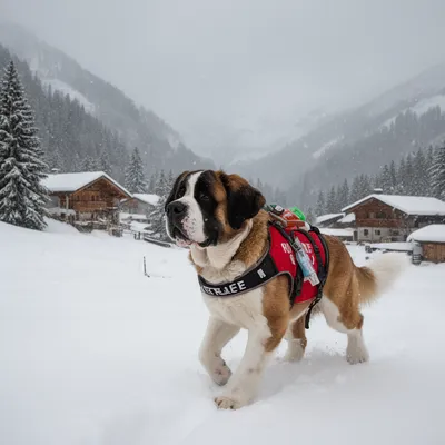 Alpine Rescue Saint Bernard Furry Avatar
