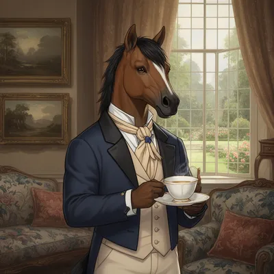 Victorian Horse Gentleman