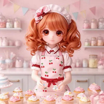 Kawaii Baker Girl