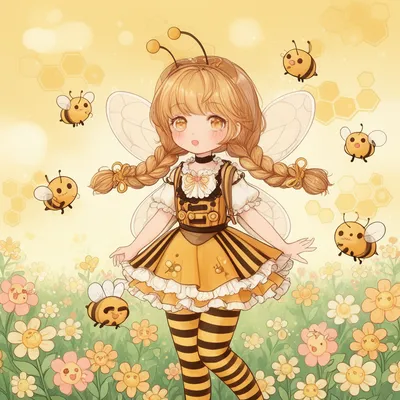 Kawaii Bee Girl Avatar