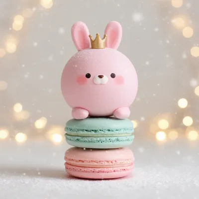 Kawaii Bunny Macaron Avatar
