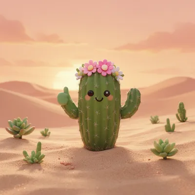 Kawaii Cactus Avatar