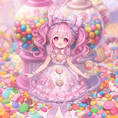 Sweet Kawaii Candy Girl