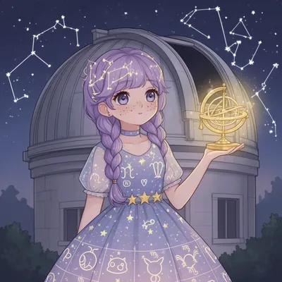 Kawaii Constellation Girl