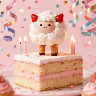 Kawaii Cream Sheep
