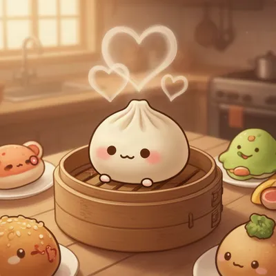 Kawaii Dumpling Avatar