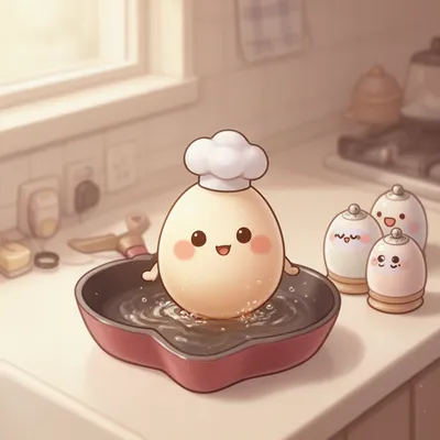Kawaii Egg Chef
