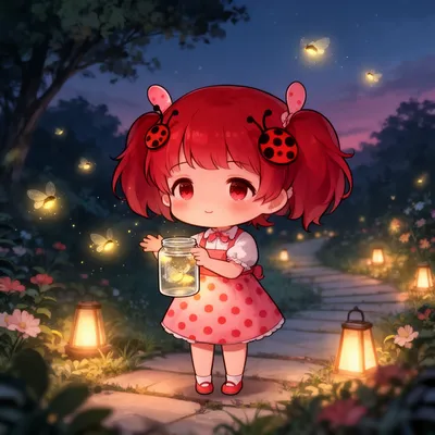 Kawaii Firefly Girl