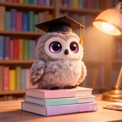 Studious Owl Graduate