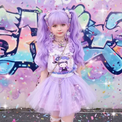 Kawaii Violet Star