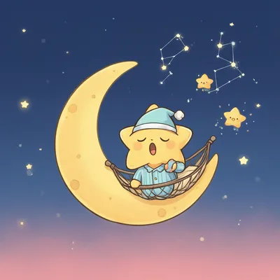 Sleepy Star Kawaii Avatar