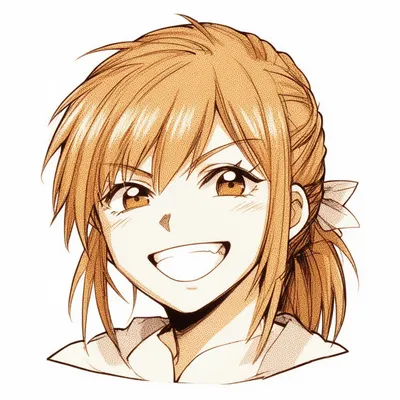 Confident Manga Girl