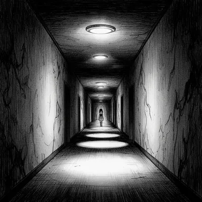 Horror Manga Hallway