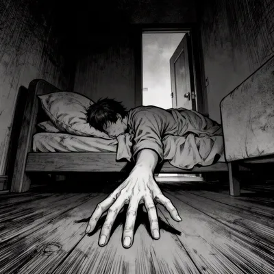 Horror Manga Under Bed