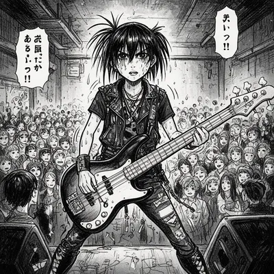 Punk Bass Manga Avatar
