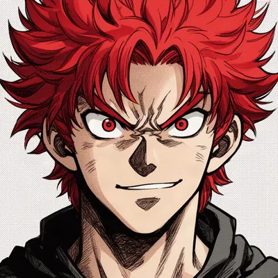 Fierce Red-Haired Shounen