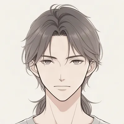 Elegant Manga Shoujo Portrait